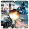 Gerinkoken 10 Pcs LED Bulb Replacement Parts Clear Glass High Temperature Resistant Halogen