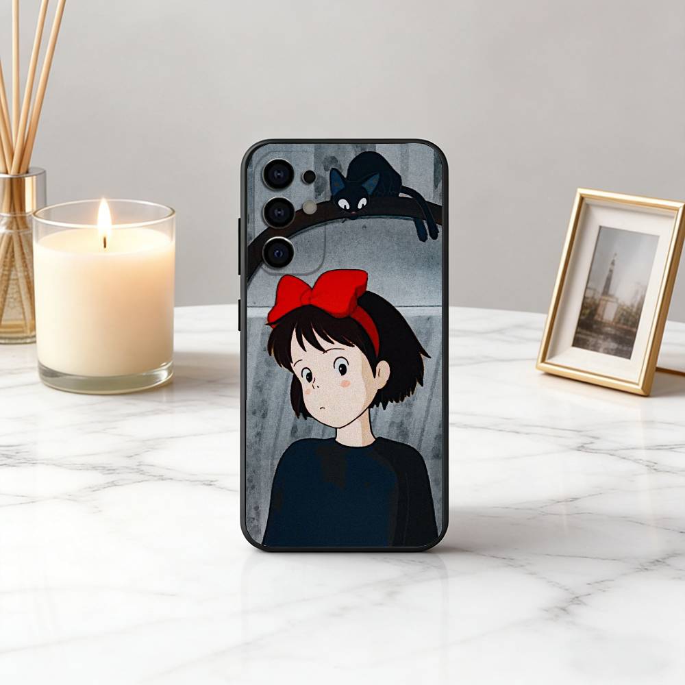 

K-Kikis D-Delivery KDS S-Service Phone Case Black Silicone Soft For Samsung S25,S24,S21,S22,S23,S30,Ultra,S20,Plus,Fe,Lite Samsung S21fe