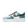 Air Force 1 Piel de Vaca Resistente a la Abrasión Zapatillas de Skate de Caña Baja para Hombre Verdes CW2288-111(Equipo 613-)