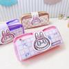Cartoon Primary School Students Double-layer Large-capacity Pencil Case Pencil Case Stationery Case High-value New Stationery Pencil Case