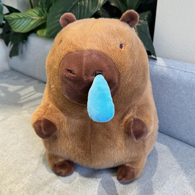 Entzückendes Nasenrotzendes Capybara Plüschtier Stofftier Hässlich Süßes Capybara Lord 22cm 30cm 40cm