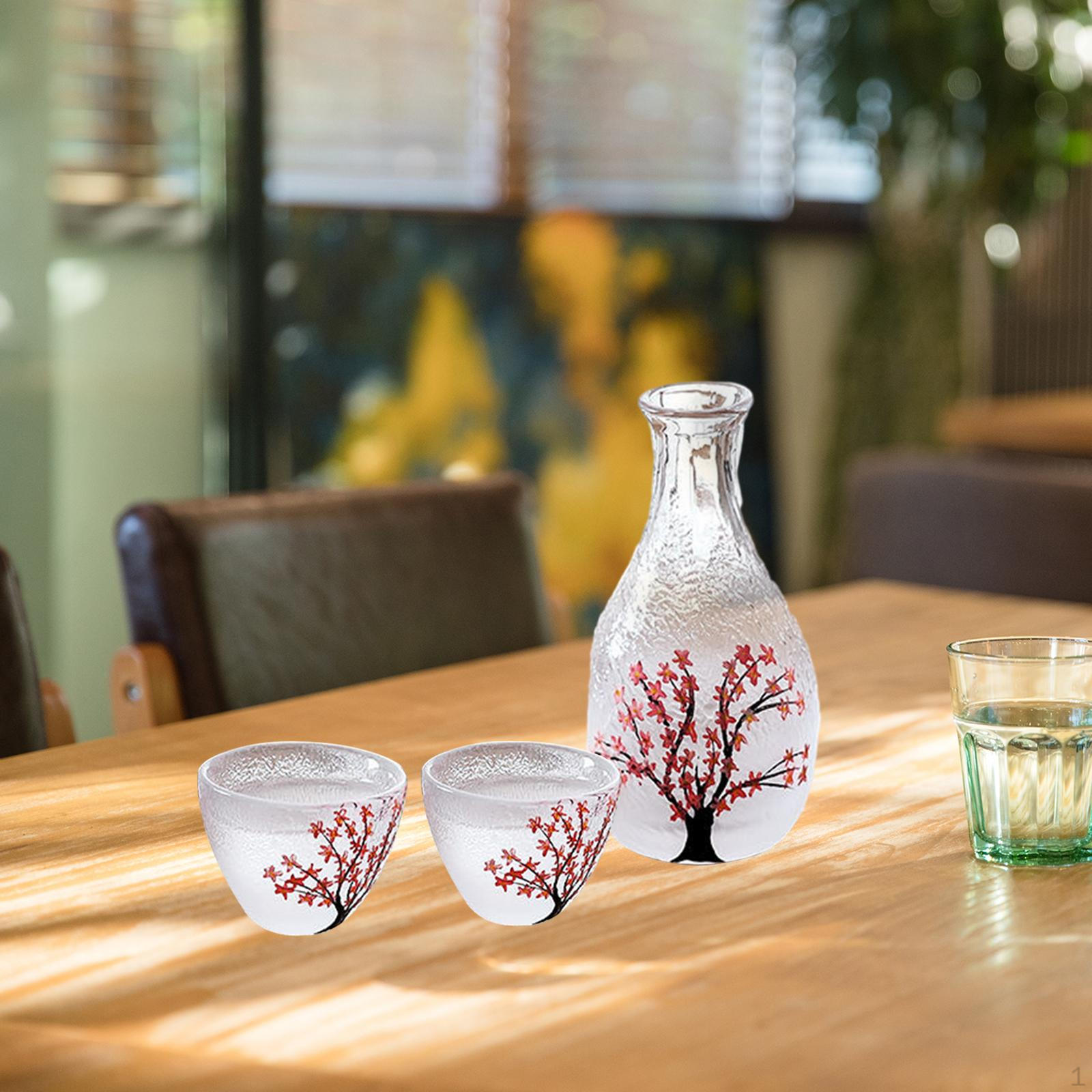 

Набор стеклянных саке холодных японских стаканов для холодных/теплых/горячих подарков в ресторане