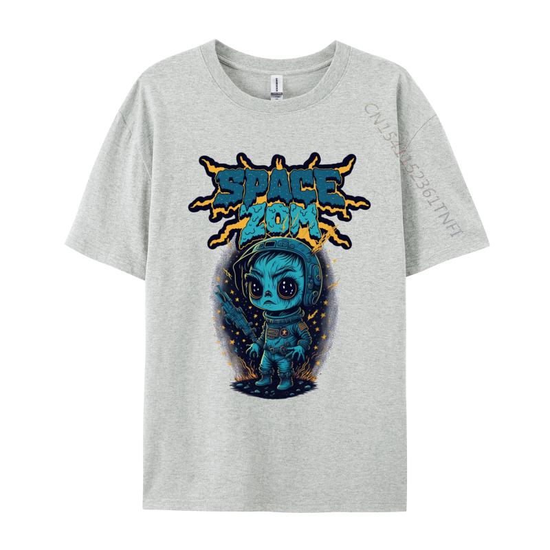 Space Zom TShirt For Men Soft Leisure Tees T Shirt Trendy Fast Ship Anime Printed TShirts Mens Graphic Tshirts