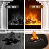 Fireplace Flame Retardant Fire Mat High Temperature Resistant Double Layer Fireproof Pad Rounded Corner Wooden Fireplace Blanket