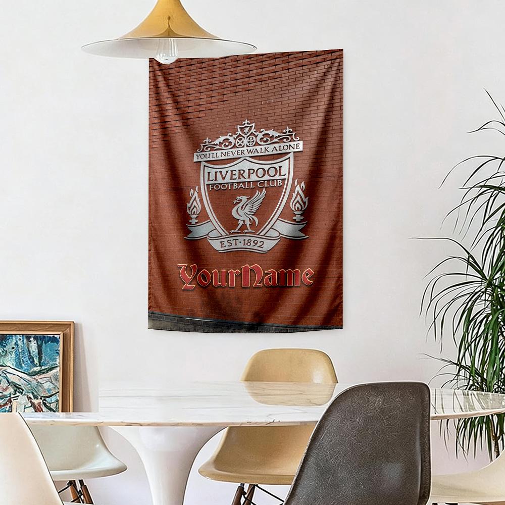 Liverpool Custom Your Name Wall Decor Tapestry Art For Pet Memorial Birthdaywedding Party Backdrop Family Gift