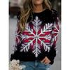 Autumn and Winter Ladies 3D Printed Long Sleeve T-Shirt Fashion Versatile Trend Breathable Casual