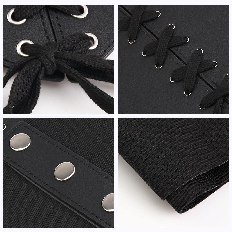 Summer Retro Fashion Tight Fitting Wide Waistband For Women, Elastic Waistband With European And American Court Belt