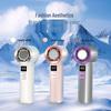 Portable USB Handheld Fan with Digital Display and Semiconductor Cooling Technology