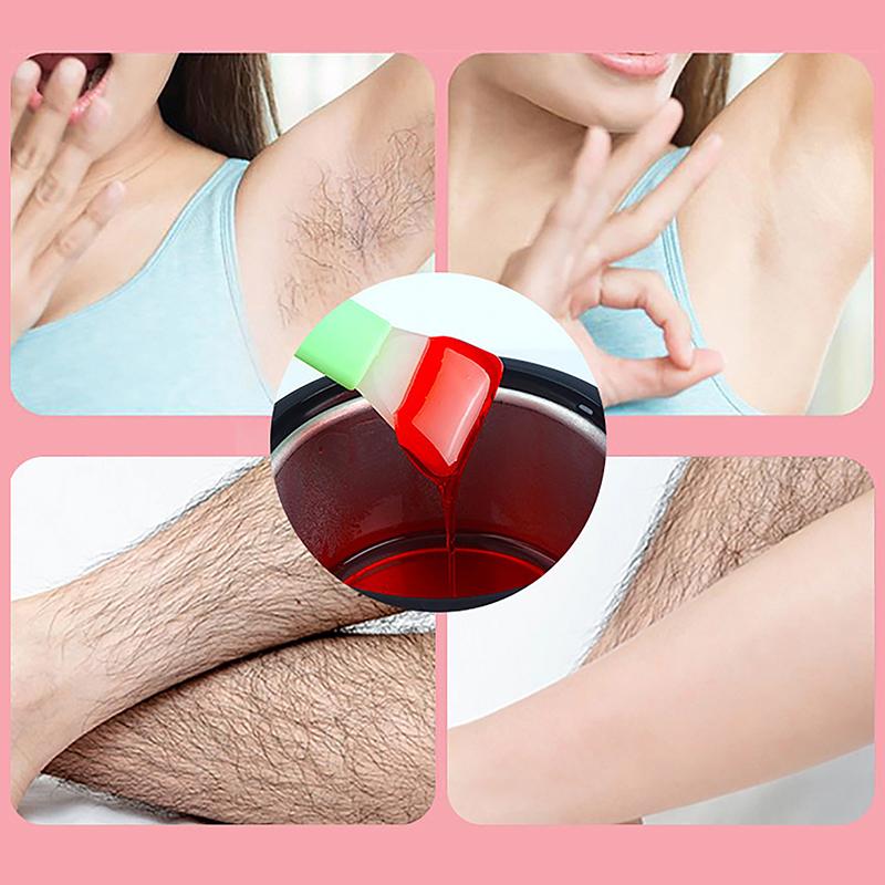 Double Head Silicone Cosmetic Waxing Spatulas Non-Stick Hair Removal Sticks Body Wax Applicator Scraper Wax Applicator Sticks