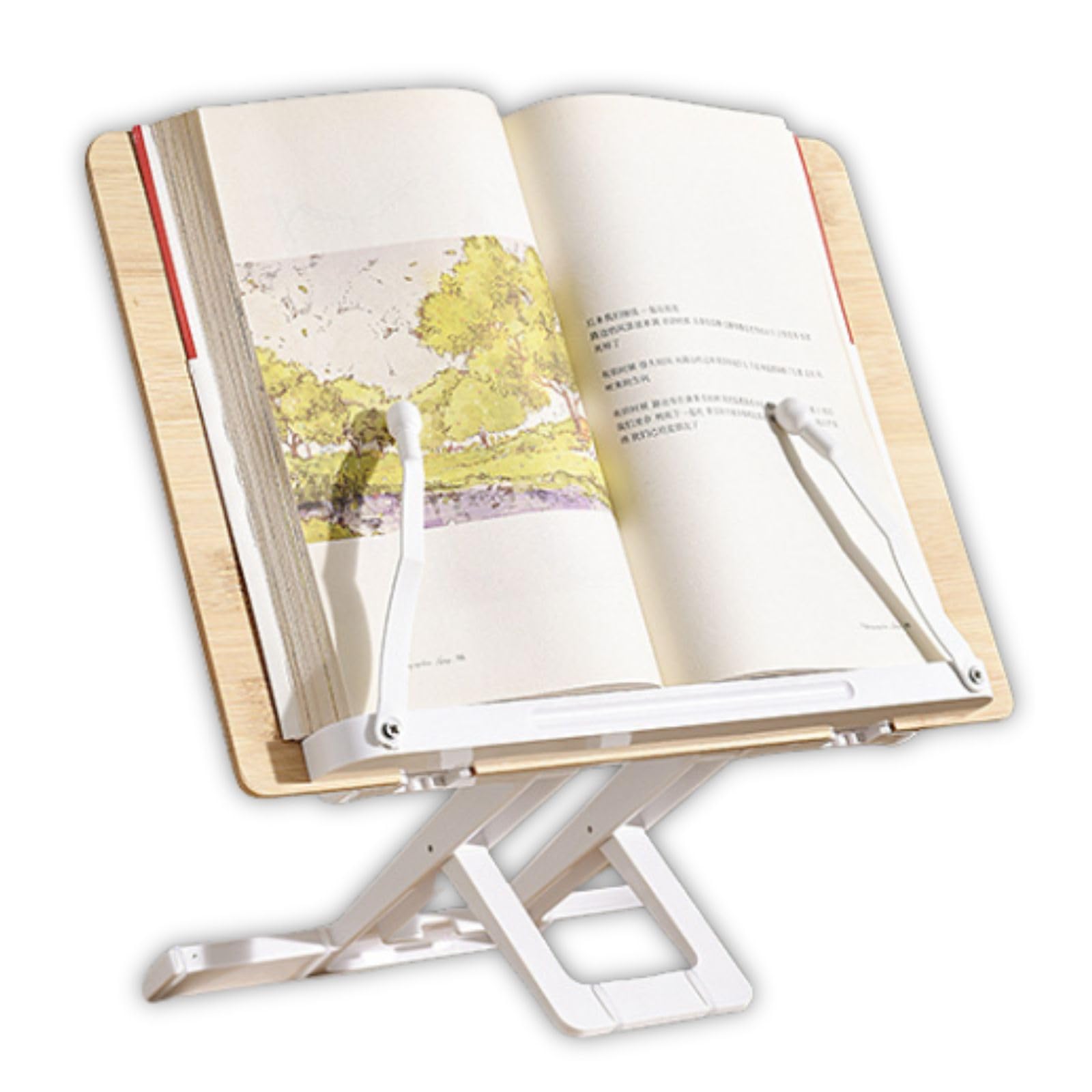 

TLS LIFE Стол-книжка Настольный Стильный Для чтения Складной Столик для чтения Наклонный Подставка для книг Компьютер Музыка Рабочий Музыкальная подставка Стойка, Держатель, Закладка, Подставка для книг, бежевый