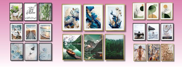 Nowoczesny Plakat Obraz ścienny na ścianę do sypialni Line Art Kobieta