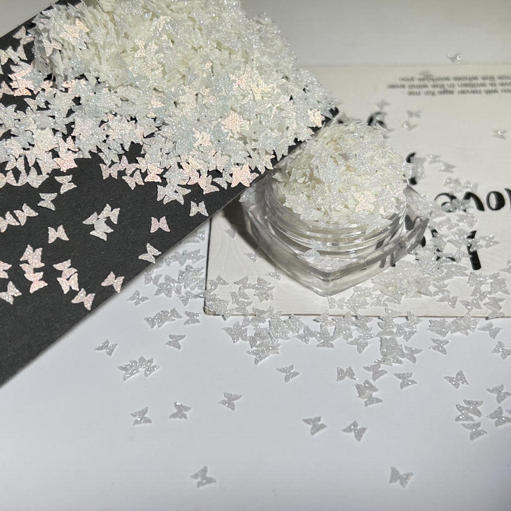 Reflective Diamond Butterfly Nail Art Sequins