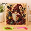 Kit Ornamento Casa Invernale Kit Pittura Perle Finte di Natale Arte 3D Fai da Te con Cornice Perline Artigianato per Adulti Principianti Decorazione Murale Festiva