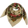 70*70Cm Russian Style Square Headband Scarf Luxury Floral Print Bandana Shawl Babushka Handkerchief Head Wraps