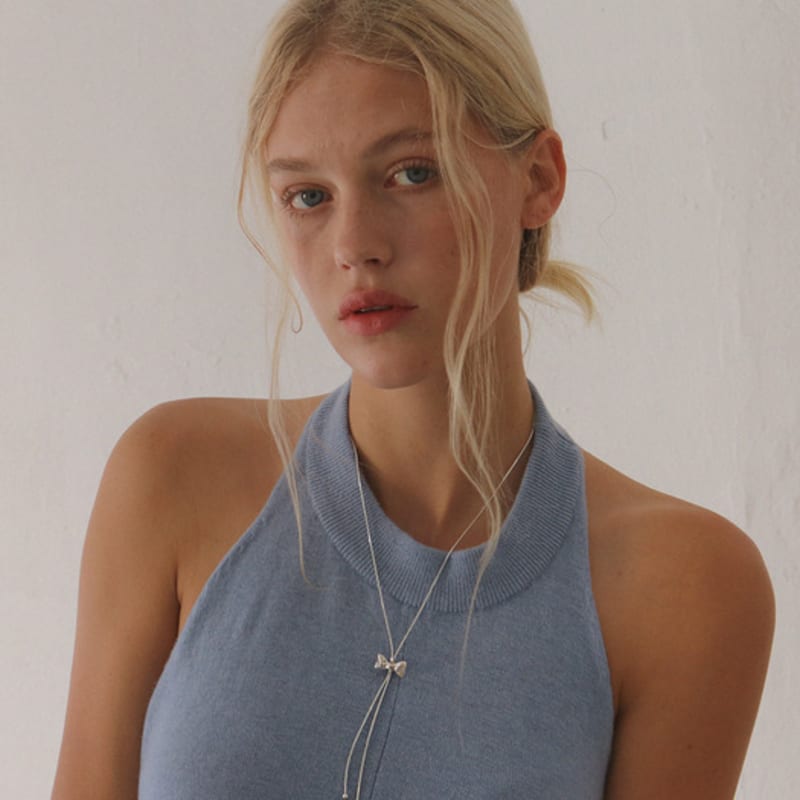 STUDIO LEIGH SILKY RIBBON NECKLACE