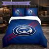 Set Biancheria da Letto 3 Pezzi in Microfibra con Fantasia Chicago Cubs Decorazione Copripiumino per Camera da Letto Uso Domestico