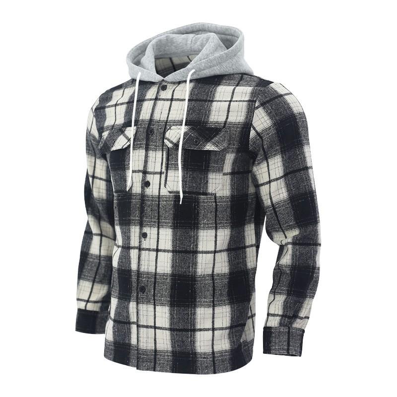 Men's Loose, Casual, Versatile Round-neck Multi-color Pullover Hoodie