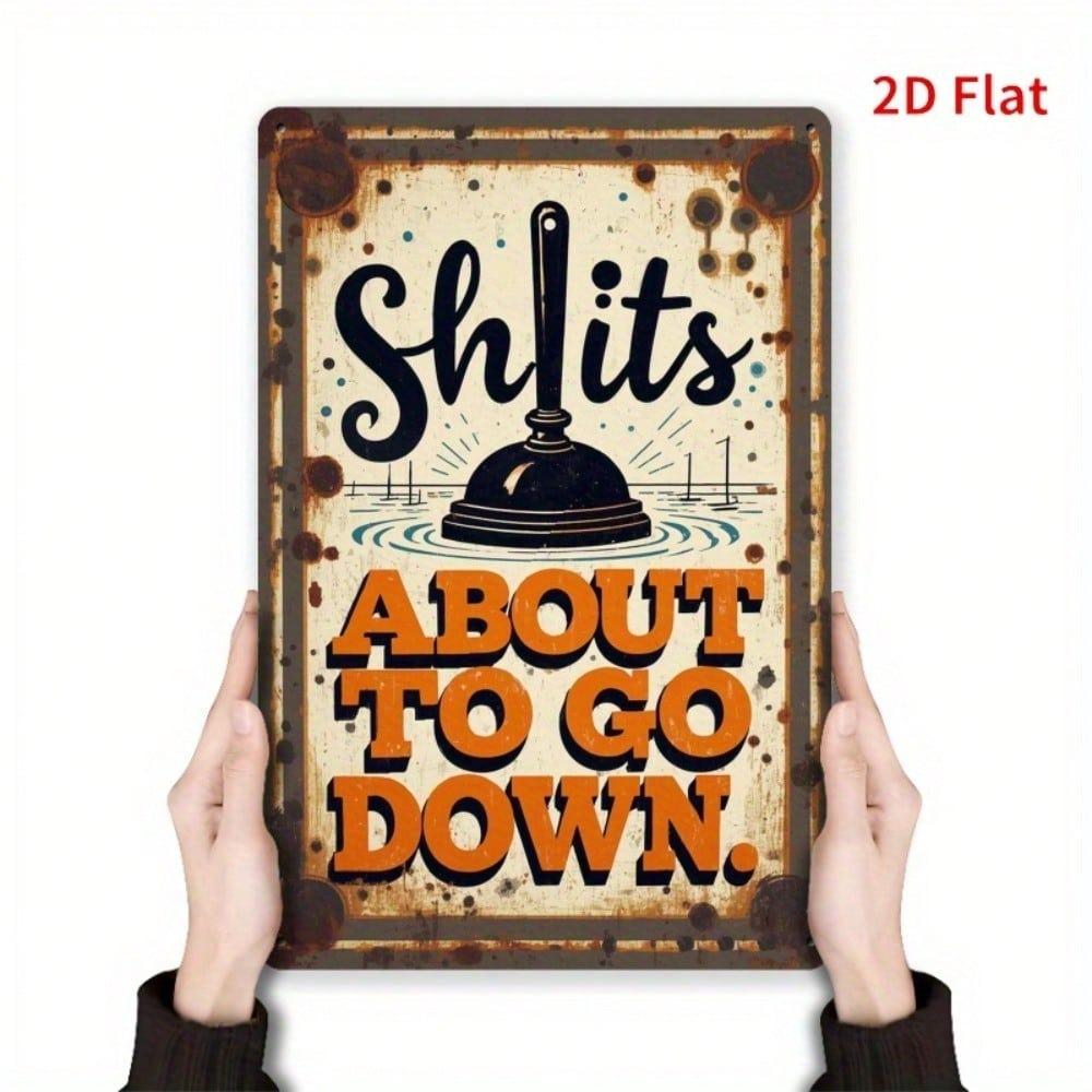 Funny Metal Tin Sign Novelty Home Wall Decor Art Plate