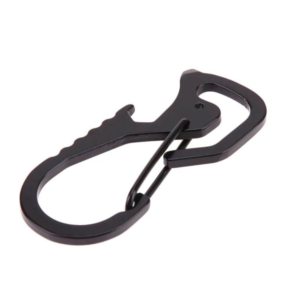 Screwdriver Multifunctional Carabiner Bottle Opener Mountaineering Buckle Outdoor Keychain  Outdoor
