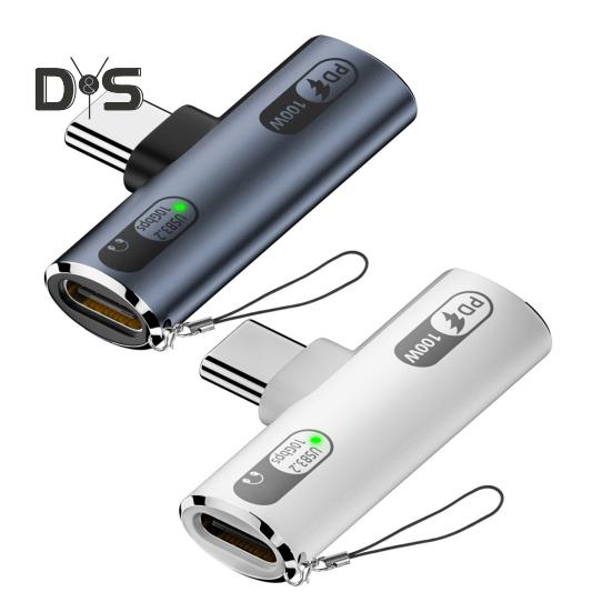 Adaptér pro sluchátka typu C PD 100W audio aux splitter pro Xiaomi 10Gbps přenos dat čip mikrofon podpora rychlého nabíjení USB adaptér pro Samsung