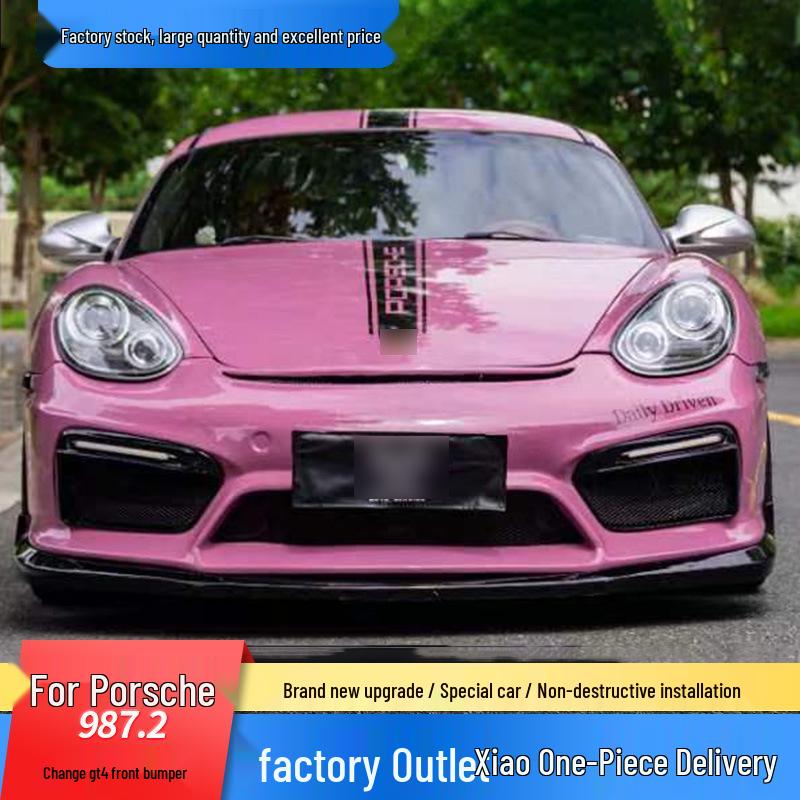 Compatible GT4-Style Front Bumper Upgrade for Porsche 987.2