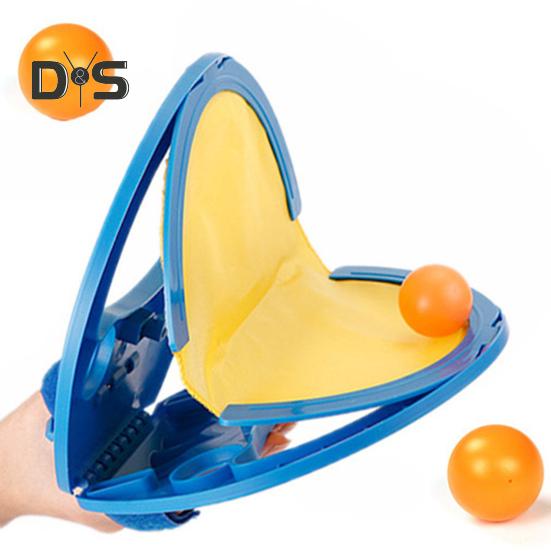 Racket Pocket Catch Game Justerbar håndgripende racket Kids Kaste Catch Ball Leke med Launcher Kaste og Fang Ball Spill Utendørs Leker med Baller