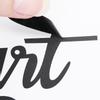 DIY PVC Wall Sticker English Word Pattern Self Adhesive Wallpaper for Home Decoration