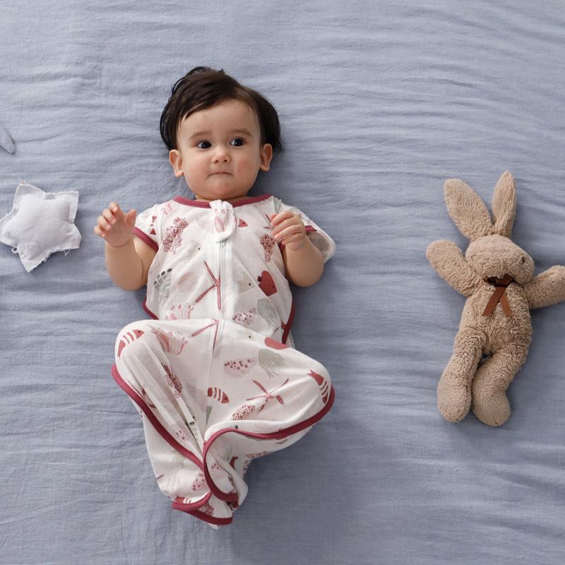 Newborn Anti-Startle Swaddle Sleeping Bag with Stretch Sleeves