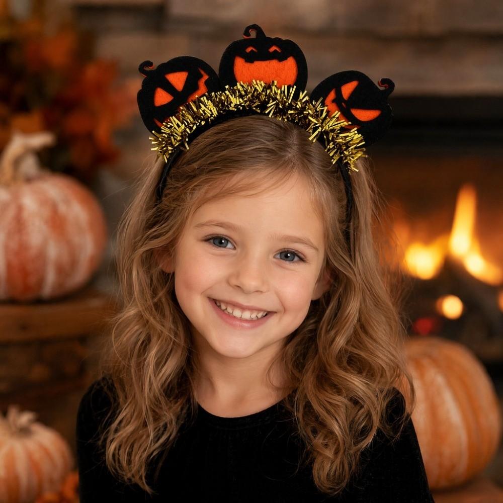 Pumpkin Halloween Party Hair Hoop Witch Ghost Festival Headpiece Carnival Events