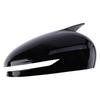 1 Pair Glossy Black Side Rearview Mirror Cover Trim Cap Fit for Genesis G70 2017 2018
