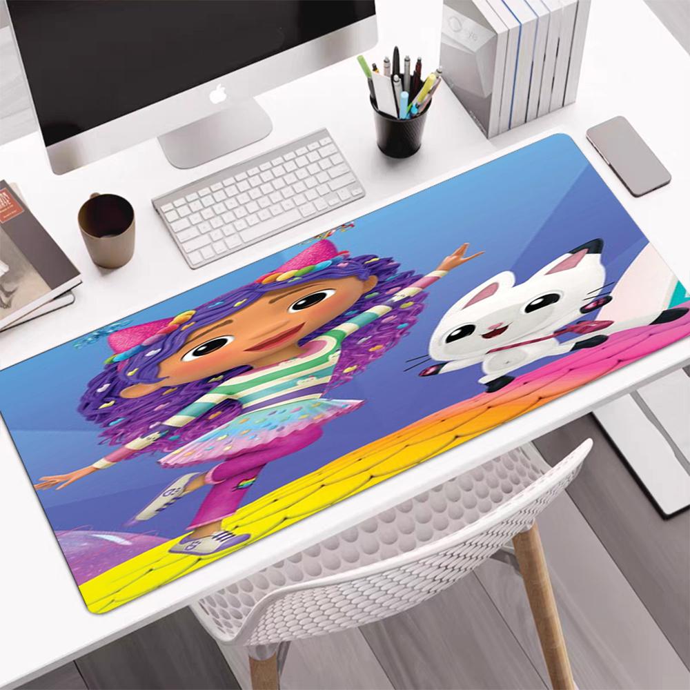 Gabby’s Dollhouse Theme Mouse Pad, Non Slip Rubber Base, Multifunctional Office & Home Decor, Perfect for Workspace Personalization.