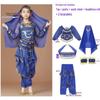 Costume da Danza Indiana per Bambini: Costume per Esibizione di Danza del Ventre e Minoranze dello Xinjiang per Bambina