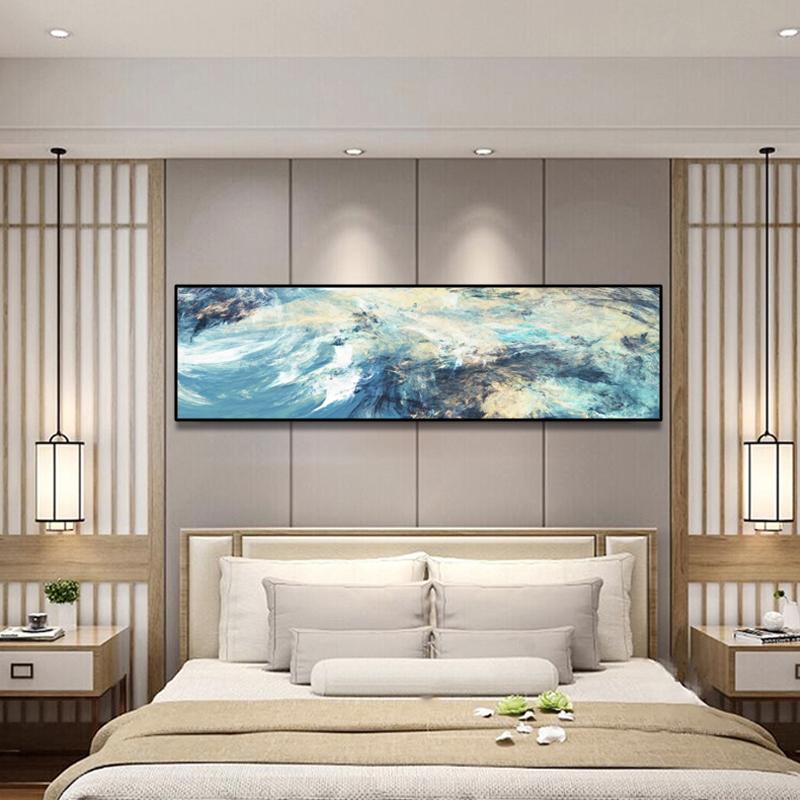 Сучасні абстрактні олійні фарби на полотні, плакати та принти, настінний живопис, абстрактна лінія, малюнок для декору вітальні без рамки