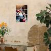 Vintage Boxing Girl Metal Sign 8x12 Inch Retro Wall Art Tin Poster for Home Bar Cafe Decor