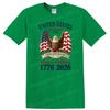 1776 American Eagle T Shirt 250 Years Freedom Anniversary Flag Vintage USA Tee