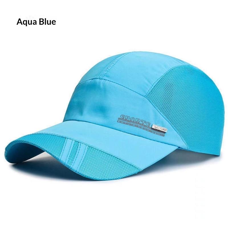 Unisex Baseball Cap For Outdoor Sports Summer Uv Protection Adjustable Quick Dry Braethable Tennis Hat Brim Hats