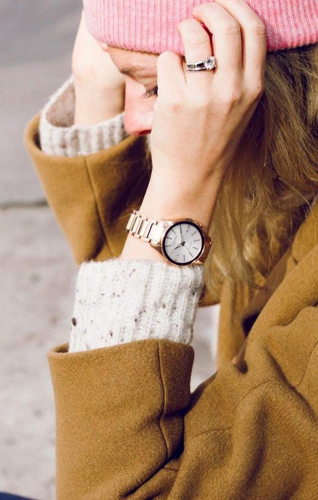 Citizen Eco-Drive Rose Gold Ladies Wristwatch EM0593-56A