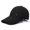 Spring and Autumn New Extended Brim Hat Men's Outdoor Embroidery Letter Sunshade Baseball Cap Medium Sunscreen Cap