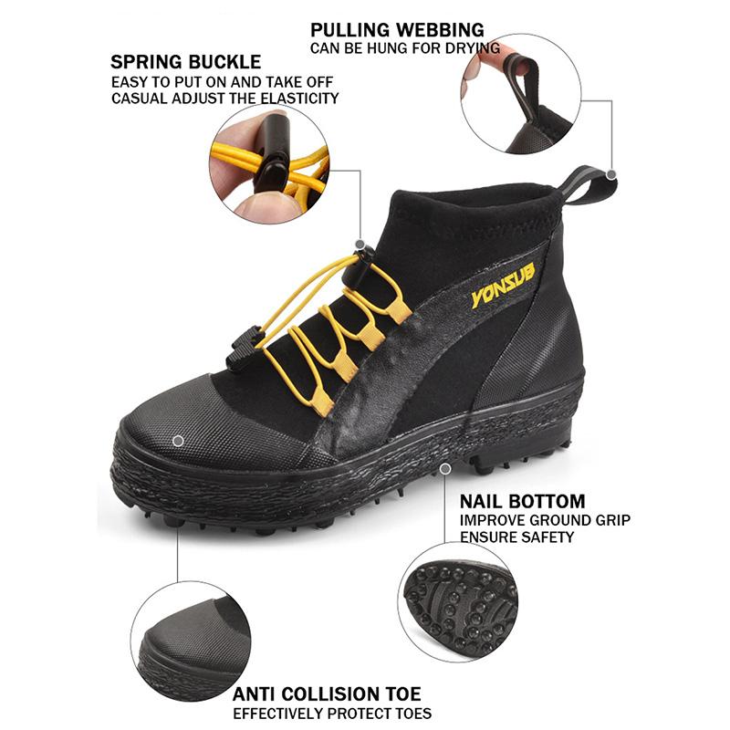 2025 YONSUB Herren Damen Leichtgewicht Anti-Rutsch Nagelschuhe Driftausrüstung Upstream-Schuhe Kletterschuhe Seeanglerschuhe