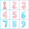 Wedding Party Decoration Supplies Big Size 16 Inch Rose Gold Digital Balloon 0-9 Number Balloons