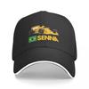 Senna Motorsports Racing Pánská kšiltovka pro volný čas Plážové klobouky proti slunci 2024 Nová Hip Hop Trucker kšiltovka