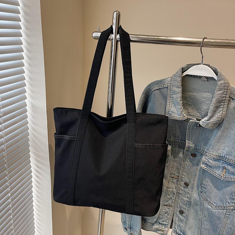 Retro fashion commuter tote bag niche design leisure travel shopping bag women's bag student class shoulder bag