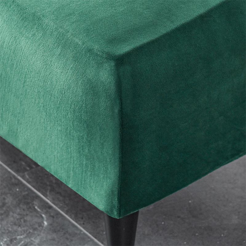 Velvet Ottoman Chair Covers Spandex Rectangle Stool Cover All -Inclusive Footstool Furniture Protector Sofa Footrest Stool Cover