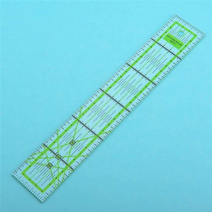 Transparent Quilting Ruler Tailor Sewing Ruler Cutting Guide Measuring Tools for Sewing Quilting and DIY Crafts