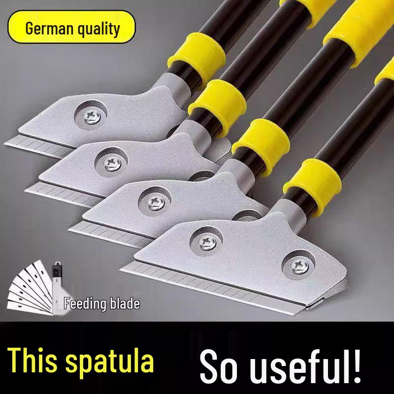 Multi-Purpose Scraper: Putty Knife, Utility Knife, and Caulking Remover for Walls, Glass, Floors, and Marble.
