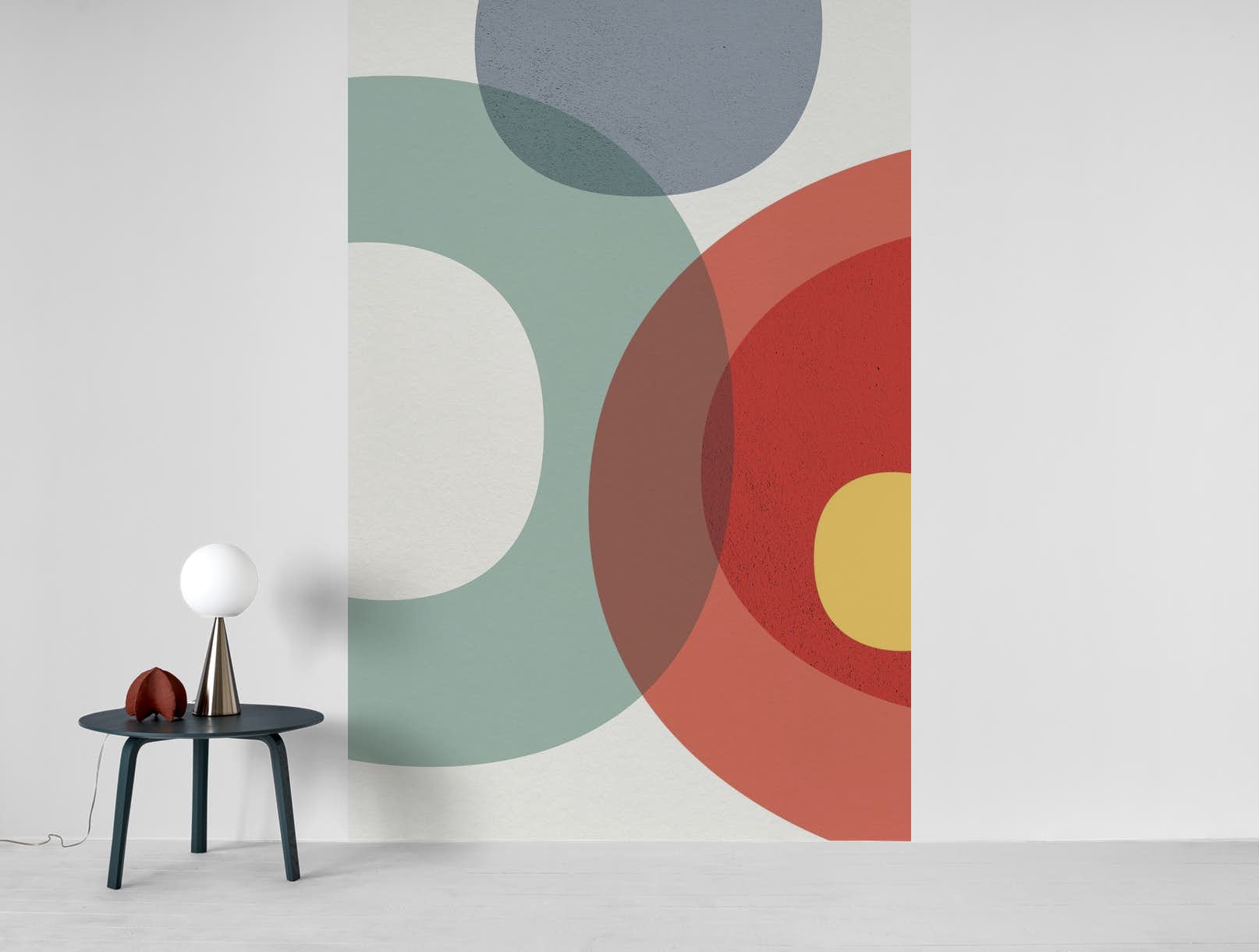 Гобелен с круглым узором и принтом в современном стиле — фото 6