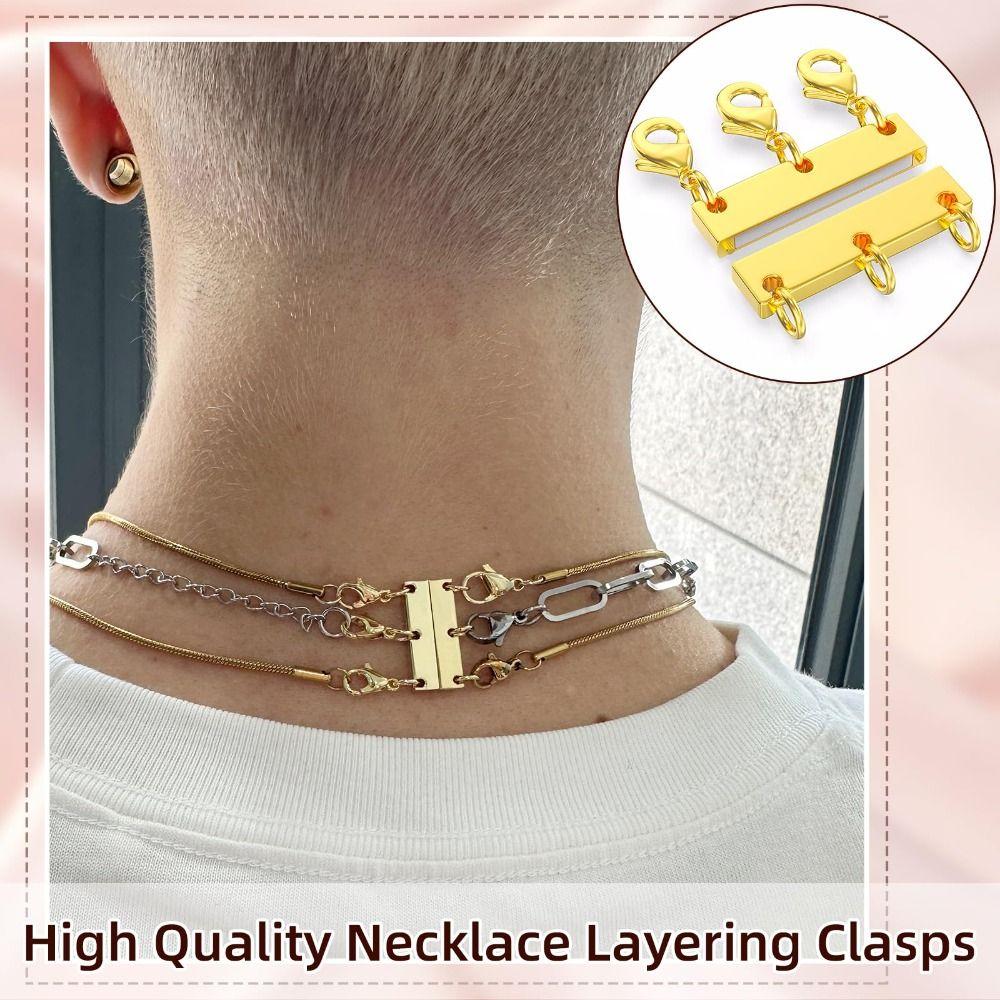 Multiple Strands Magnetic Necklace Separator Jewelry Connector  Jewelry Making