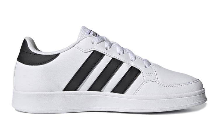 Adidas Neo Breaknet Slip Resistant Abrasion Resistant Low top Skateboard Shoes White Kids FY9506