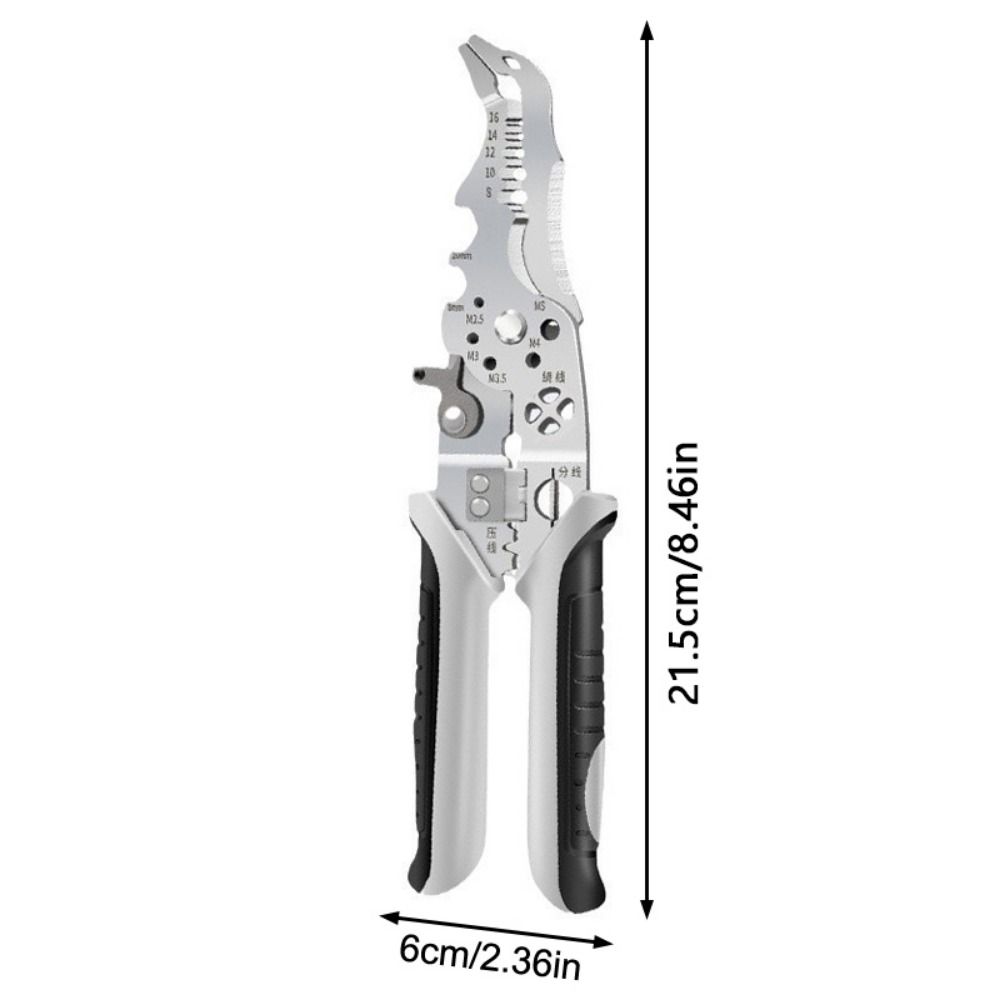 With Elbow Wire Stripper Pliers Cable Wire Wire Cutting Pliers  Crimping Tool