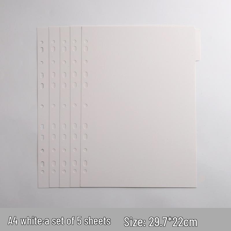 Creative Colored 6-Hole B5 Loose-Leaf Index Divider Pages